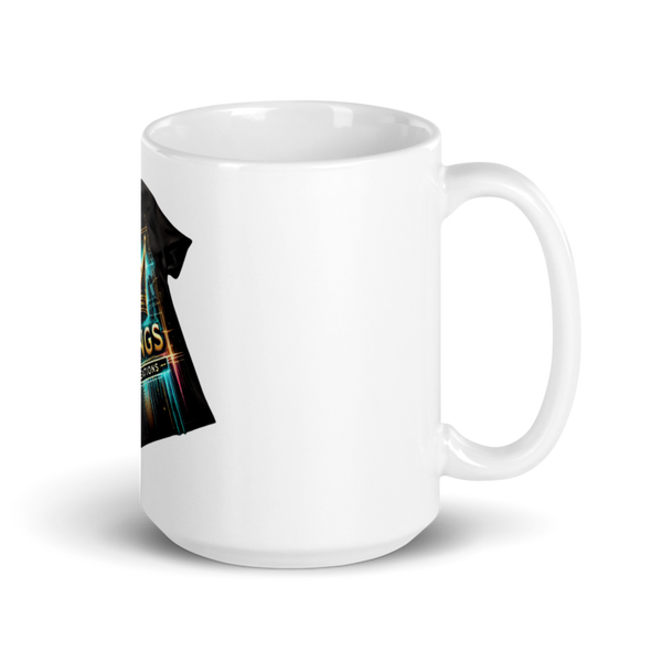 Kings Kreations 88346513 White Glossy Mug - Large