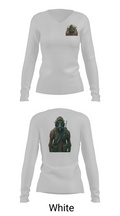 Outcast World 17983176 Women's Long Sleeve V-neck Shirt - 16