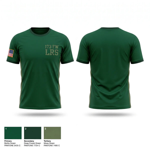 Short Sleeve Performance Shirt, 173 FW LRS, Air Force, Teamtime, Team time, sublimation, custom sports apparel, team uniforms, spirit wear, spiritwear, sports uniforms, custom shirts, team store, custom team store, fundraiser sports, apparel fundraiser