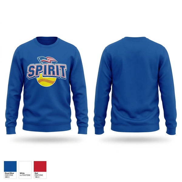 Crew Neck Sweatshirt, Spirit, Softball, Teamtime, Team time, sublimation, custom sports apparel, team uniforms, spirit wear, spiritwear, sports uniforms, custom shirts, team store, custom team store, fundraiser sports, apparel fundraiser