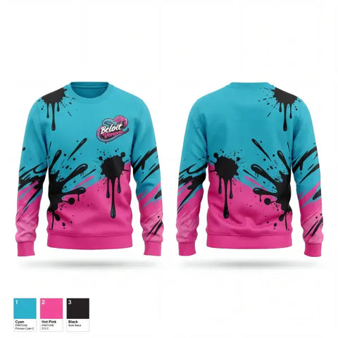 Crew Neck Sweatshirt, Beloit Venom, Softball, Teamtime, Team time, sublimation, custom sports apparel, team uniforms, spirit wear, spiritwear, sports uniforms, custom shirts, team store, custom team store, fundraiser sports, apparel fundraiser