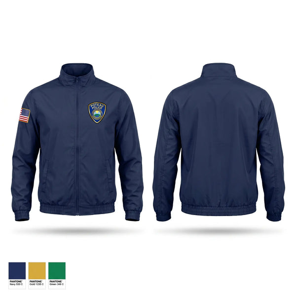 Windbreaker, Poteau Police Department, Police, Teamtime, Team time, sublimation, custom sports apparel, team uniforms, spirit wear, spiritwear, sports uniforms, custom shirts, team store, custom team store, fundraiser sports, apparel fundraiser