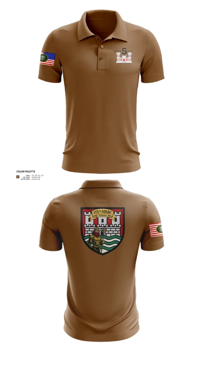 175th MRBC 2368764 Short Sleeve Performance Polo - 22