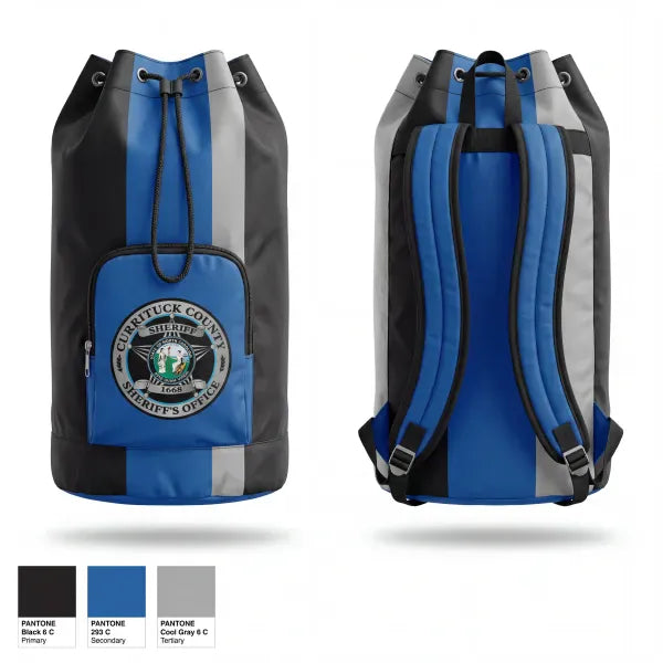 Gear Bag, Currituck county, Police, Teamtime, Team time, sublimation, custom sports apparel, team uniforms, spirit wear, spiritwear, sports uniforms, custom shirts, team store, custom team store, fundraiser sports, apparel fundraiser