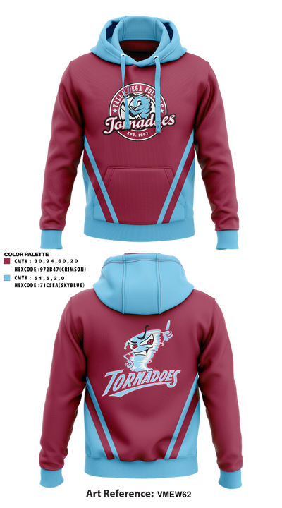 Talladega College Women’s Soccer 63992332 Hoodie - 3