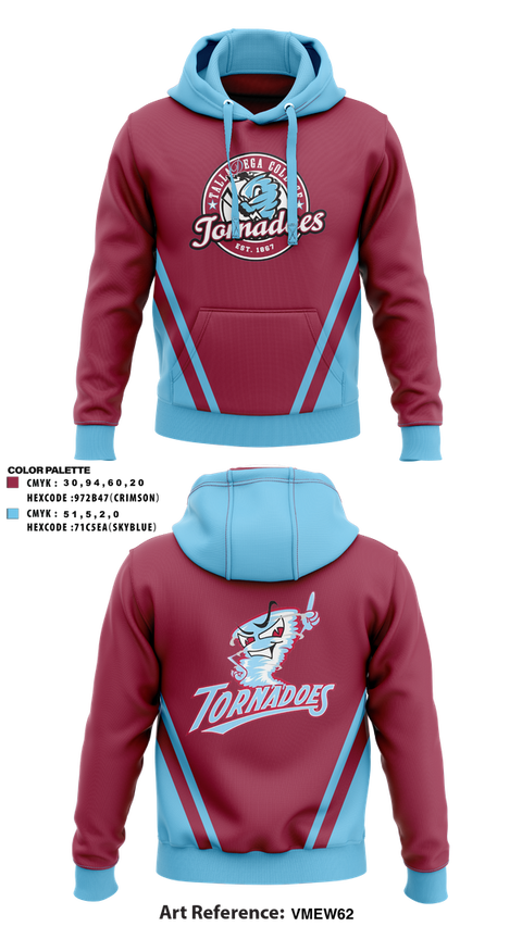 Hoodie, Talladega College Women’s Soccer, Women's Soccer, Teamtime, Team time, sublimation, custom sports apparel, team uniforms, spirit wear, spiritwear, sports uniforms, custom shirts, team store, custom team store, fundraiser sports, apparel fundraiser