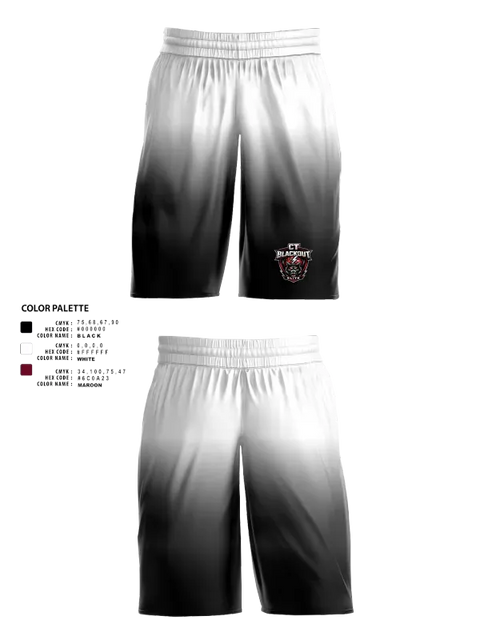 Mens Basketball Shorts, CT Blackout Elite, Men's Basketball, Teamtime, Team time, sublimation, custom sports apparel, team uniforms, spirit wear, spiritwear, sports uniforms, custom shirts, team store, custom team store, fundraiser sports, apparel fundraiser