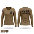 NYSP Communications Women's Long Sleeve V-neck Shirt - 1