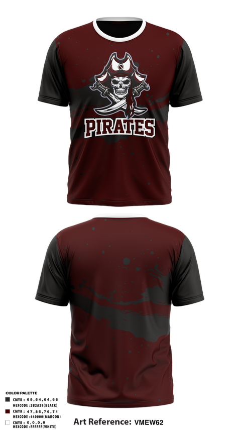 Old School Cotton Feel Shirt, PIRATES, , Teamtime, Team time, sublimation, custom sports apparel, team uniforms, spirit wear, spiritwear, sports uniforms, custom shirts, team store, custom team store, fundraiser sports, apparel fundraiser