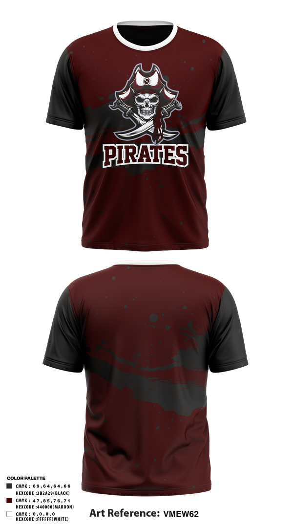 Old School Cotton Feel Shirt, PIRATES, , Teamtime, Team time, sublimation, custom sports apparel, team uniforms, spirit wear, spiritwear, sports uniforms, custom shirts, team store, custom team store, fundraiser sports, apparel fundraiser