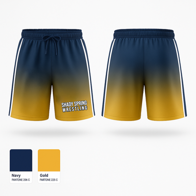 Shady Spring Youth Wrestling 34332904 Athletic Shorts With Pockets - 2