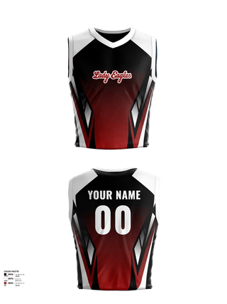 Womens Basketball Jersey, Lady Eagles, Women's Basketball, Teamtime, Team time, sublimation, custom sports apparel, team uniforms, spirit wear, spiritwear, sports uniforms, custom shirts, team store, custom team store, fundraiser sports, apparel fundraiser