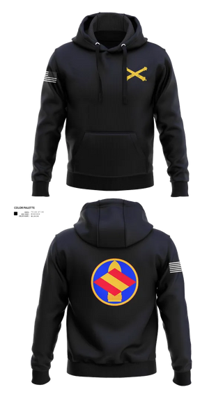 Hoodie, HQ 142 FA BDE, National Guard, Teamtime, Team time, sublimation, custom sports apparel, team uniforms, spirit wear, spiritwear, sports uniforms, custom shirts, team store, custom team store, fundraiser sports, apparel fundraiser