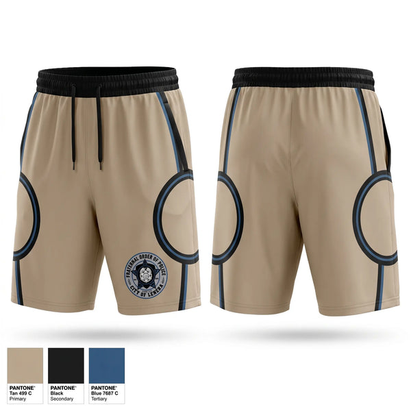 Athletic Shorts With Pockets, Lenexa Fraternal Order of Police, Police, Teamtime, Team time, sublimation, custom sports apparel, team uniforms, spirit wear, spiritwear, sports uniforms, custom shirts, team store, custom team store, fundraiser sports, apparel fundraiser