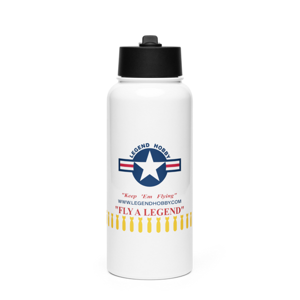 Legend Hobby Stainless Steel Water Bottle with a Straw Lid