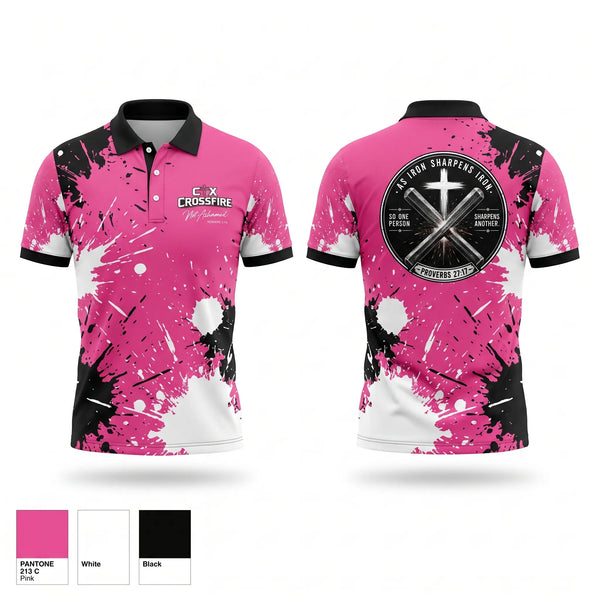 Short Sleeve Performance Polo, CTX Crossfire, Softball, Teamtime, Team time, sublimation, custom sports apparel, team uniforms, spirit wear, spiritwear, sports uniforms, custom shirts, team store, custom team store, fundraiser sports, apparel fundraiser