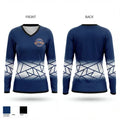 Astros 39678954 Women's Long Sleeve V-neck Shirt - 1