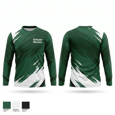 Schuyler Warriors Long Sleeve Performance Shirt - 2