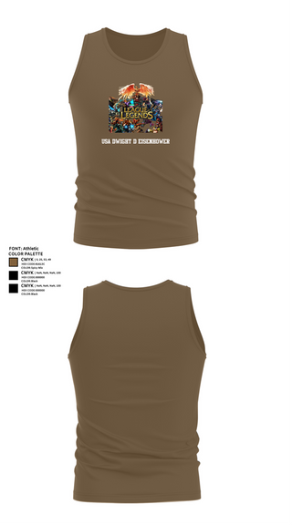 Tank Top, USA Dwight d eisenhower, , Teamtime, Team time, sublimation, custom sports apparel, team uniforms, spirit wear, spiritwear, sports uniforms, custom shirts, team store, custom team store, fundraiser sports, apparel fundraiser