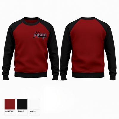 Idabel Lady Warriors Basketball 36160814 Crew Neck Sweatshirt - 1