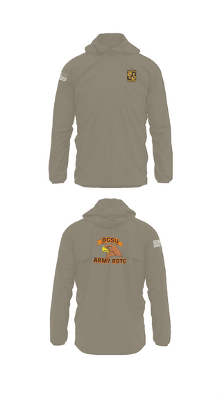 Windbreaker, BGSU Fighting Falcon Battalion, Army, Teamtime, Team time, sublimation, custom sports apparel, team uniforms, spirit wear, spiritwear, sports uniforms, custom shirts, team store, custom team store, fundraiser sports, apparel fundraiser