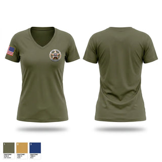 Womens Short Sleeve Vneck Shirt, Ness County Sheriff’s Office, Police, Teamtime, Team time, sublimation, custom sports apparel, team uniforms, spirit wear, spiritwear, sports uniforms, custom shirts, team store, custom team store, fundraiser sports, apparel fundraiser