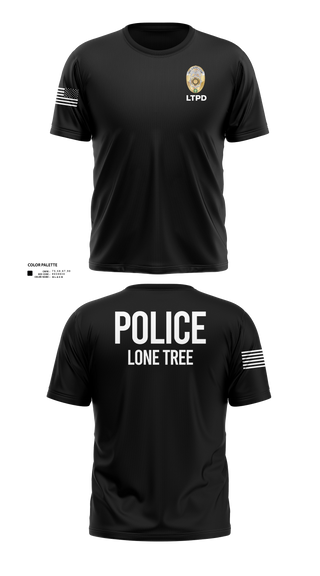 Short Sleeve Performance Shirt, Lone Tree Police Department, Police, Teamtime, Team time, sublimation, custom sports apparel, team uniforms, spirit wear, spiritwear, sports uniforms, custom shirts, team store, custom team store, fundraiser sports, apparel fundraiser