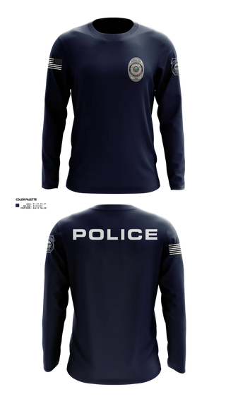 Long Sleeve Performance Shirt, Struthers Police, Police, Teamtime, Team time, sublimation, custom sports apparel, team uniforms, spirit wear, spiritwear, sports uniforms, custom shirts, team store, custom team store, fundraiser sports, apparel fundraiser