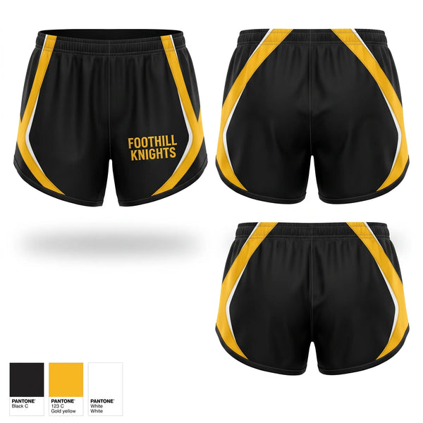 Womens Shorts, Foothill Knights, Wrestling, Teamtime, Team time, sublimation, custom sports apparel, team uniforms, spirit wear, spiritwear, sports uniforms, custom shirts, team store, custom team store, fundraiser sports, apparel fundraiser