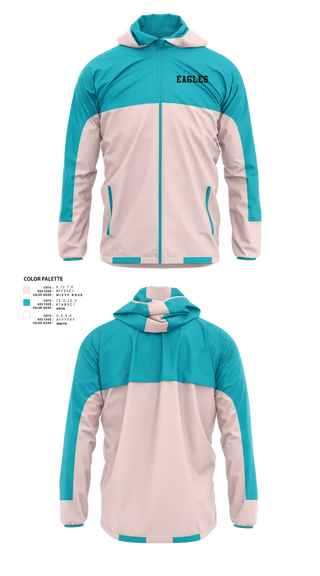 Windbreaker, Eagles, Women's Soccer, Teamtime, Team time, sublimation, custom sports apparel, team uniforms, spirit wear, spiritwear, sports uniforms, custom shirts, team store, custom team store, fundraiser sports, apparel fundraiser