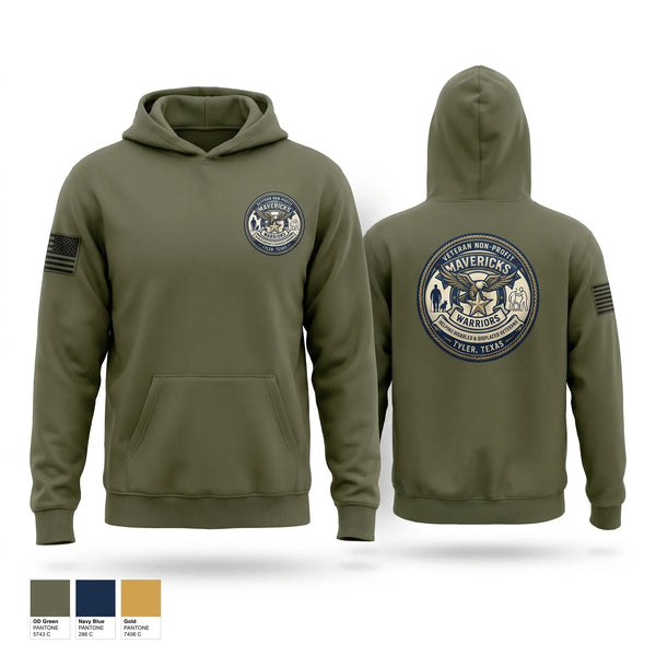 Hoodie, Mavericks Warriors, Army, Teamtime, Team time, sublimation, custom sports apparel, team uniforms, spirit wear, spiritwear, sports uniforms, custom shirts, team store, custom team store, fundraiser sports, apparel fundraiser