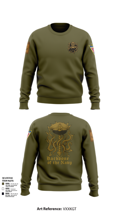NAS Patuxent River 87984476 Crew Neck Sweatshirt - 103
