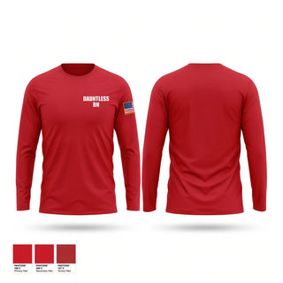 Long Sleeve Performance Shirt, Dauntless BN, Army, Teamtime, Team time, sublimation, custom sports apparel, team uniforms, spirit wear, spiritwear, sports uniforms, custom shirts, team store, custom team store, fundraiser sports, apparel fundraiser