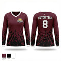 Hutch Tech Softball 52813975 Women's Long Sleeve V-neck Shirt - 1