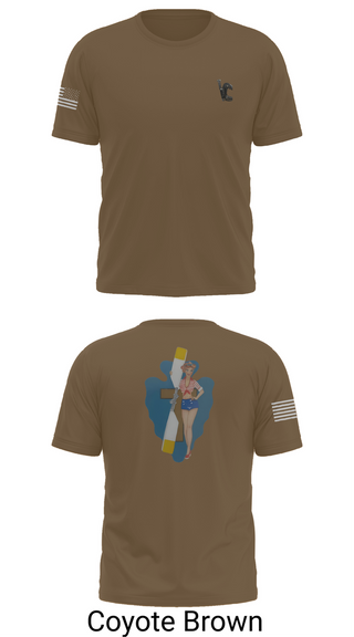 Old School Cotton Feel Shirt, B Co 1/114th Maintenance, Army, Teamtime, Team time, sublimation, custom sports apparel, team uniforms, spirit wear, spiritwear, sports uniforms, custom shirts, team store, custom team store, fundraiser sports, apparel fundraiser