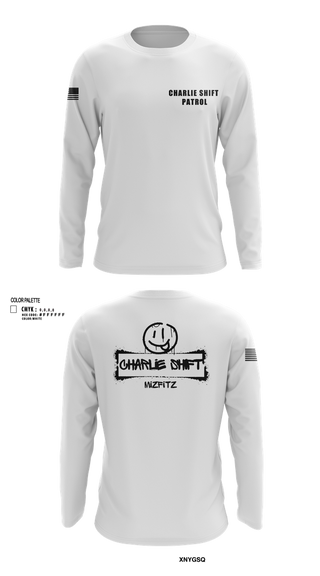 Long Sleeve Performance Shirt, Charlie Shift Patrol, , Teamtime, Team time, sublimation, custom sports apparel, team uniforms, spirit wear, spiritwear, sports uniforms, custom shirts, team store, custom team store, fundraiser sports, apparel fundraiser