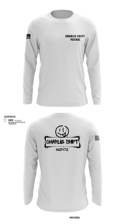 Charlie Shift Patrol 23764054 Long Sleeve Performance Shirt 101
