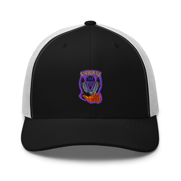 1st Battalion 503rd Infantry Regiment 53542236 Retro Trucker Hat | Yupoong 6606