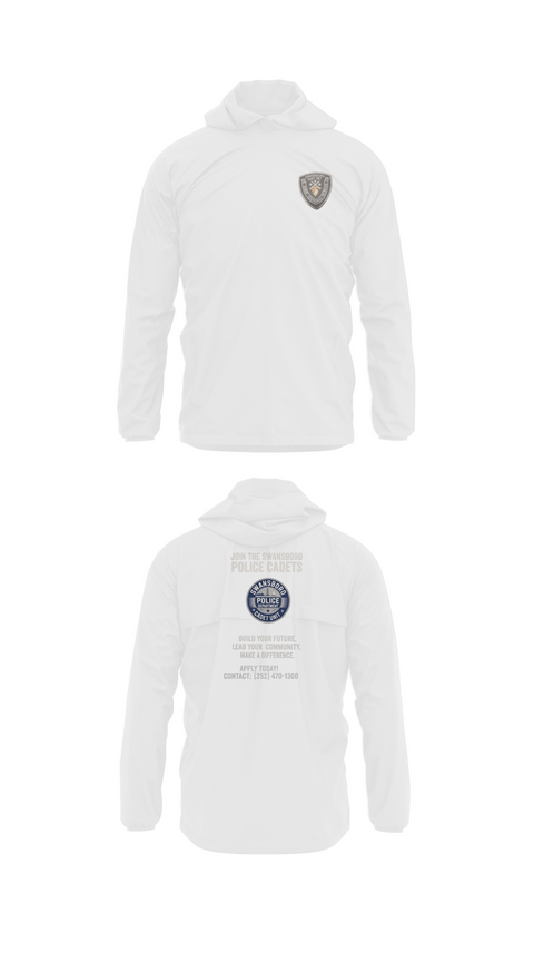 Windbreaker, Swansboro police cadets, Police, Teamtime, Team time, sublimation, custom sports apparel, team uniforms, spirit wear, spiritwear, sports uniforms, custom shirts, team store, custom team store, fundraiser sports, apparel fundraiser