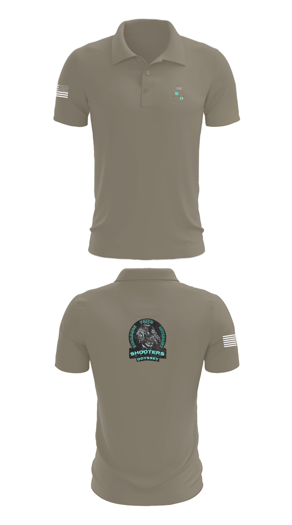 Short Sleeve Performance Polo, Shooters odyssey, National Guard, Teamtime, Team time, sublimation, custom sports apparel, team uniforms, spirit wear, spiritwear, sports uniforms, custom shirts, team store, custom team store, fundraiser sports, apparel fundraiser