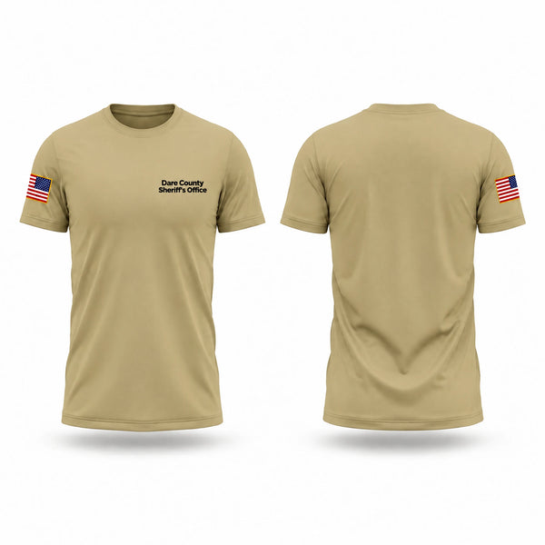 Dare County Sheriff’s Office Old School Cotton Feel Shirt - 1