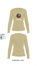 Texas Division 29729645 Women's Long Sleeve V-neck Shirt - 78