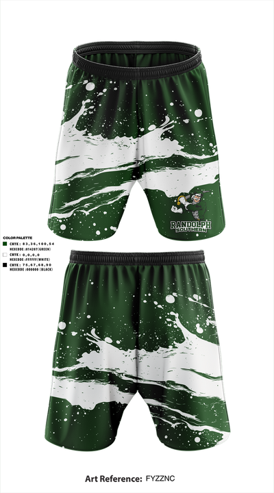 Randolph Southern Senior High School 54411855 Athletic Shorts With Pockets - 1
