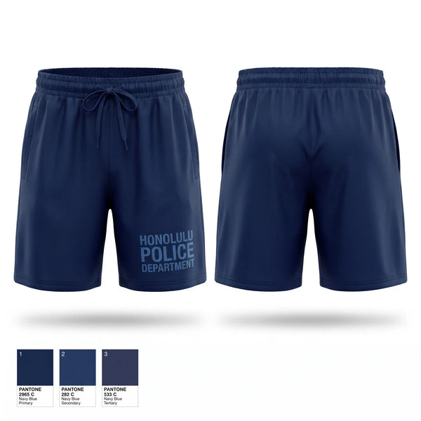 Athletic Shorts With Pockets, Honolulu Police Department, Police, Teamtime, Team time, sublimation, custom sports apparel, team uniforms, spirit wear, spiritwear, sports uniforms, custom shirts, team store, custom team store, fundraiser sports, apparel fundraiser