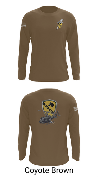 Long Sleeve Performance Shirt, 3227 aircav, Army, Teamtime, Team time, sublimation, custom sports apparel, team uniforms, spirit wear, spiritwear, sports uniforms, custom shirts, team store, custom team store, fundraiser sports, apparel fundraiser