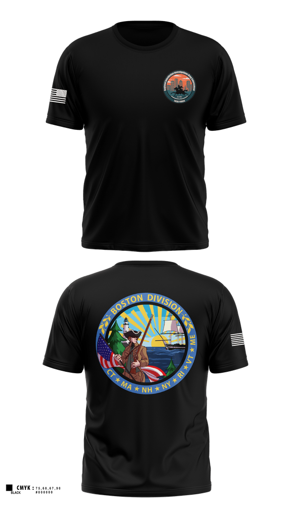Postal Inspectors 7575321 Old School Cotton Feel Shirt - 1