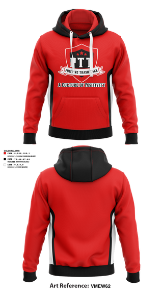 Hoodie, Positive Trash Talk, Women's Basketball, Teamtime, Team time, sublimation, custom sports apparel, team uniforms, spirit wear, spiritwear, sports uniforms, custom shirts, team store, custom team store, fundraiser sports, apparel fundraiser