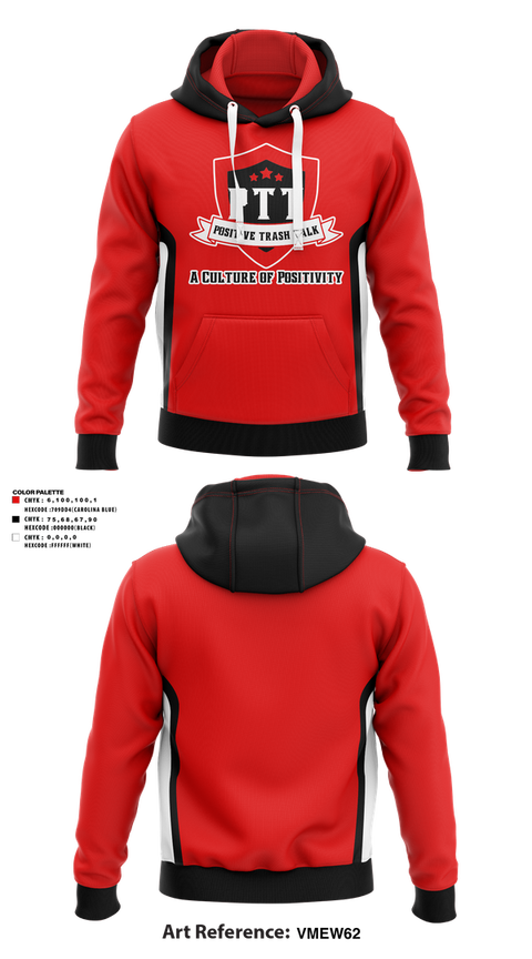 Hoodie, Positive Trash Talk, Women's Basketball, Teamtime, Team time, sublimation, custom sports apparel, team uniforms, spirit wear, spiritwear, sports uniforms, custom shirts, team store, custom team store, fundraiser sports, apparel fundraiser