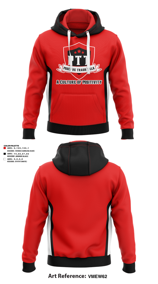 Hoodie, Positive Trash Talk, Women's Basketball, Teamtime, Team time, sublimation, custom sports apparel, team uniforms, spirit wear, spiritwear, sports uniforms, custom shirts, team store, custom team store, fundraiser sports, apparel fundraiser