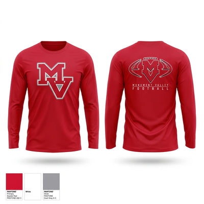 Monument Valley mustangs Long Sleeve Performance Shirt - 2